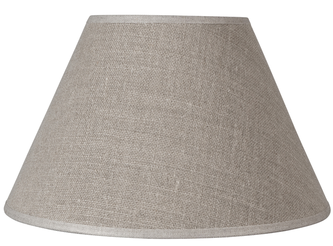 Abat-jour forme conique D40 toile de jute
